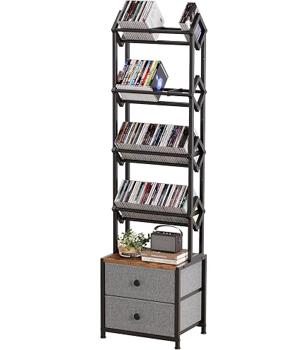 Amazon.com: Venture Horizon Revolving Media Tower 900 White : Home